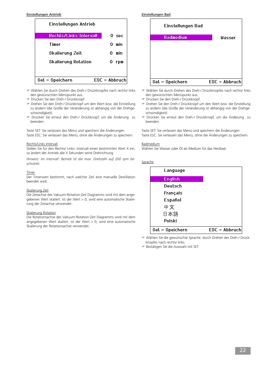 IKA RV 10 control FLEX auto User Manual | Page 22 / 172