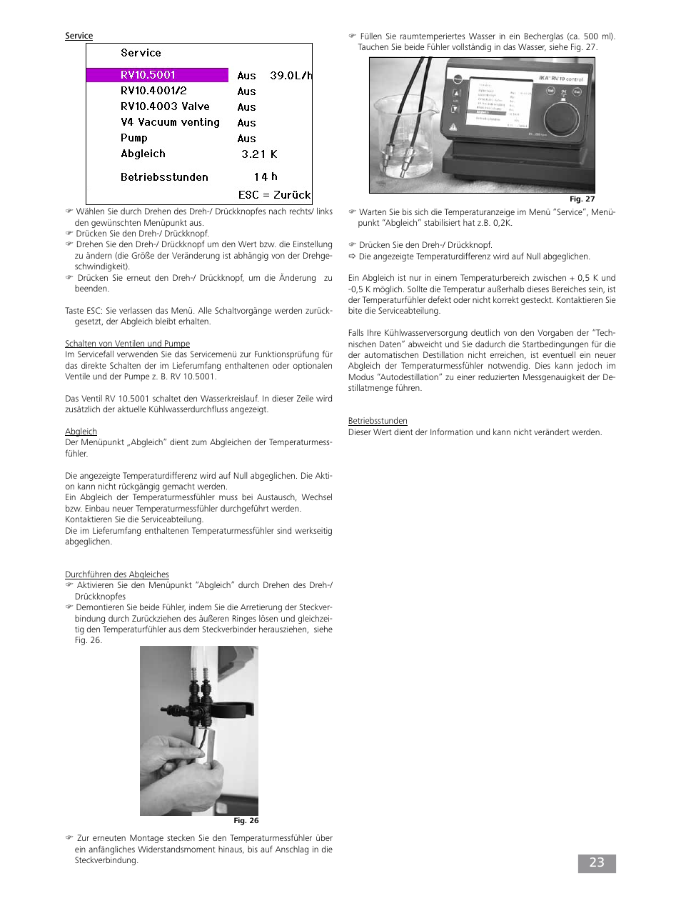 IKA RV 10 control FLEX auto User Manual | Page 23 / 172