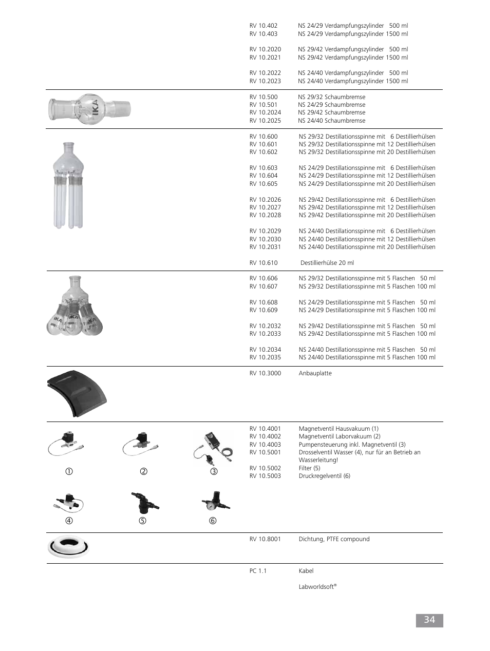IKA RV 10 control FLEX auto User Manual | Page 34 / 172