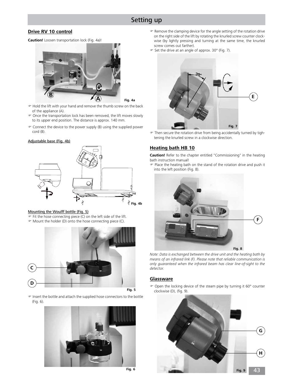 Setting up | IKA RV 10 control FLEX auto User Manual | Page 43 / 172