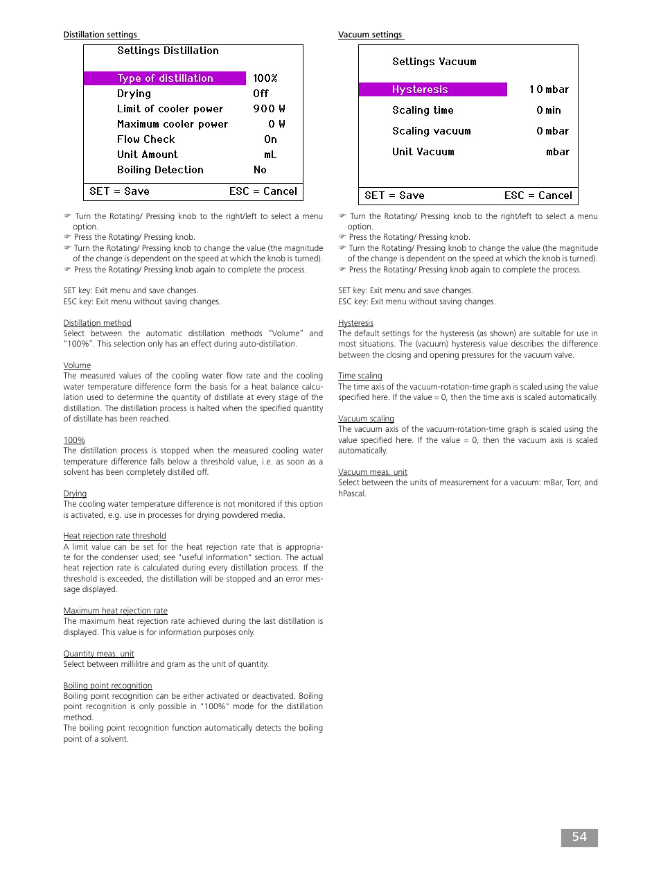 IKA RV 10 control FLEX auto User Manual | Page 54 / 172
