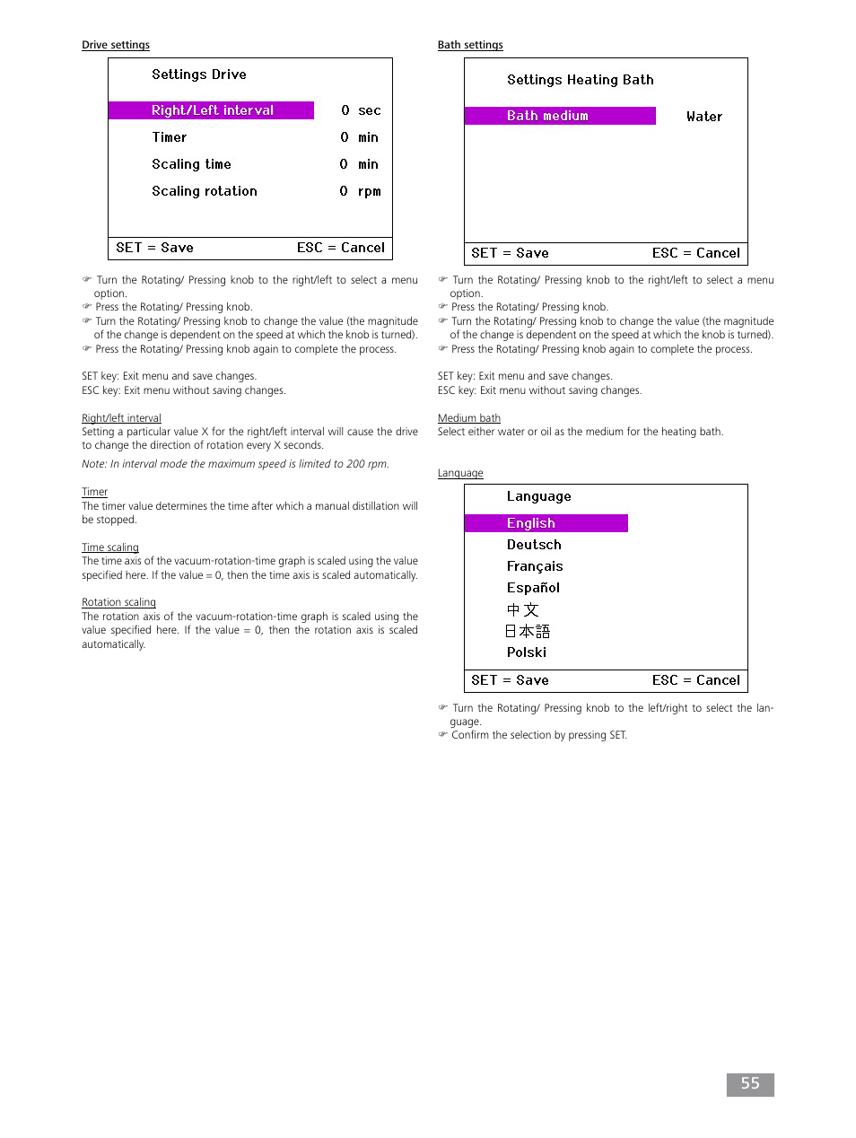 IKA RV 10 control FLEX auto User Manual | Page 55 / 172