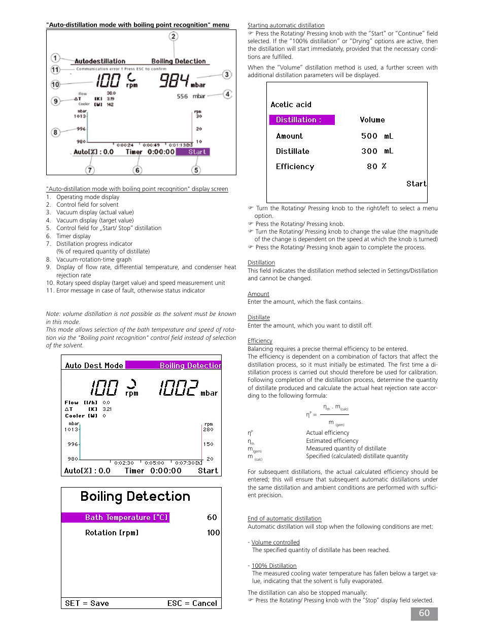IKA RV 10 control FLEX auto User Manual | Page 60 / 172