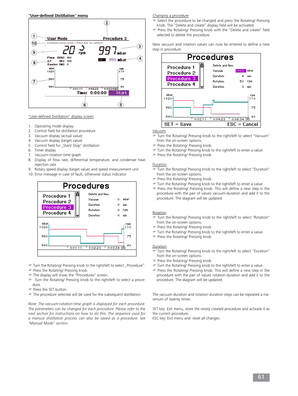 IKA RV 10 control FLEX auto User Manual | Page 61 / 172