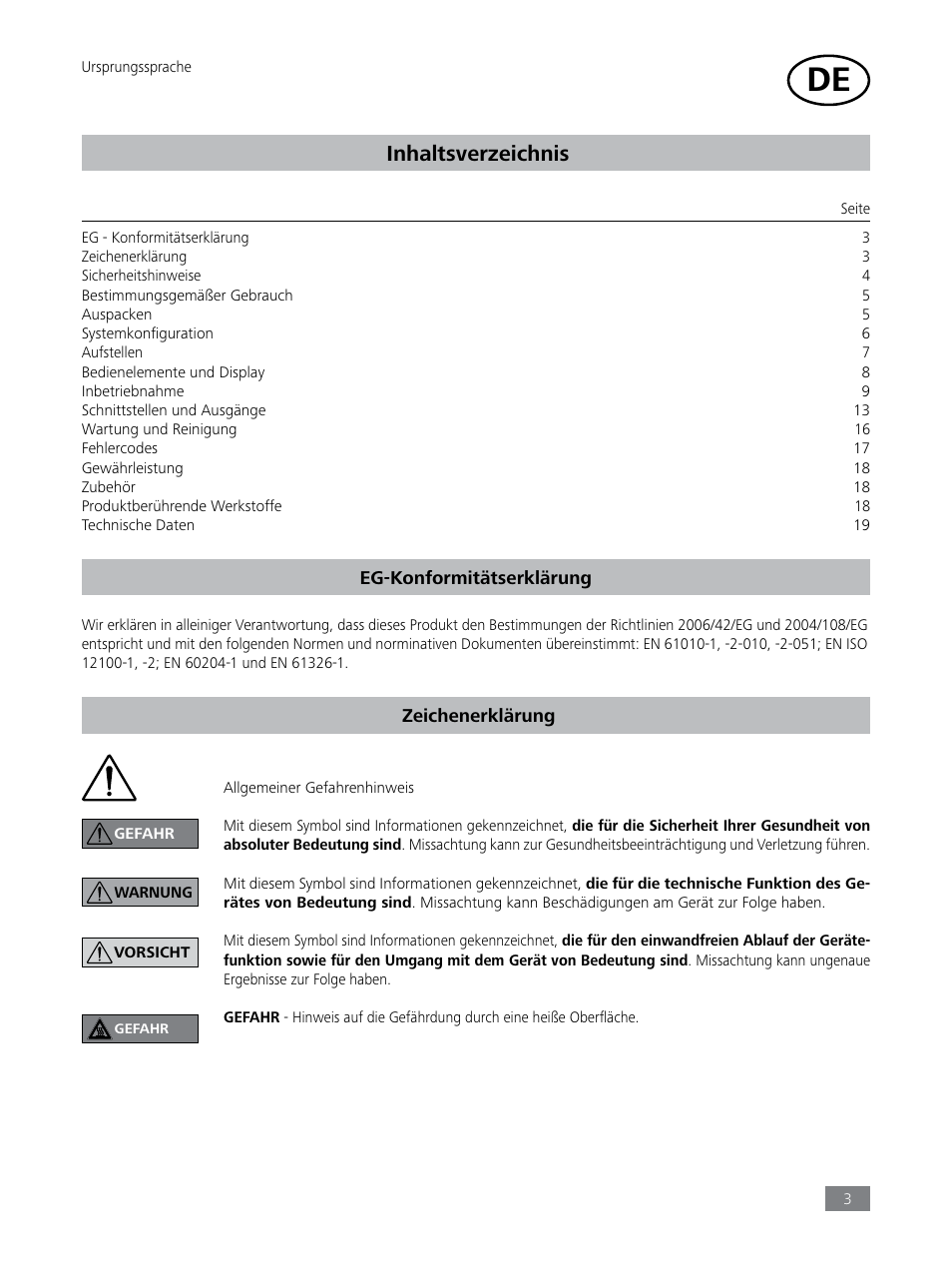 IKA LR 1000 control Package User Manual | Page 3 / 104