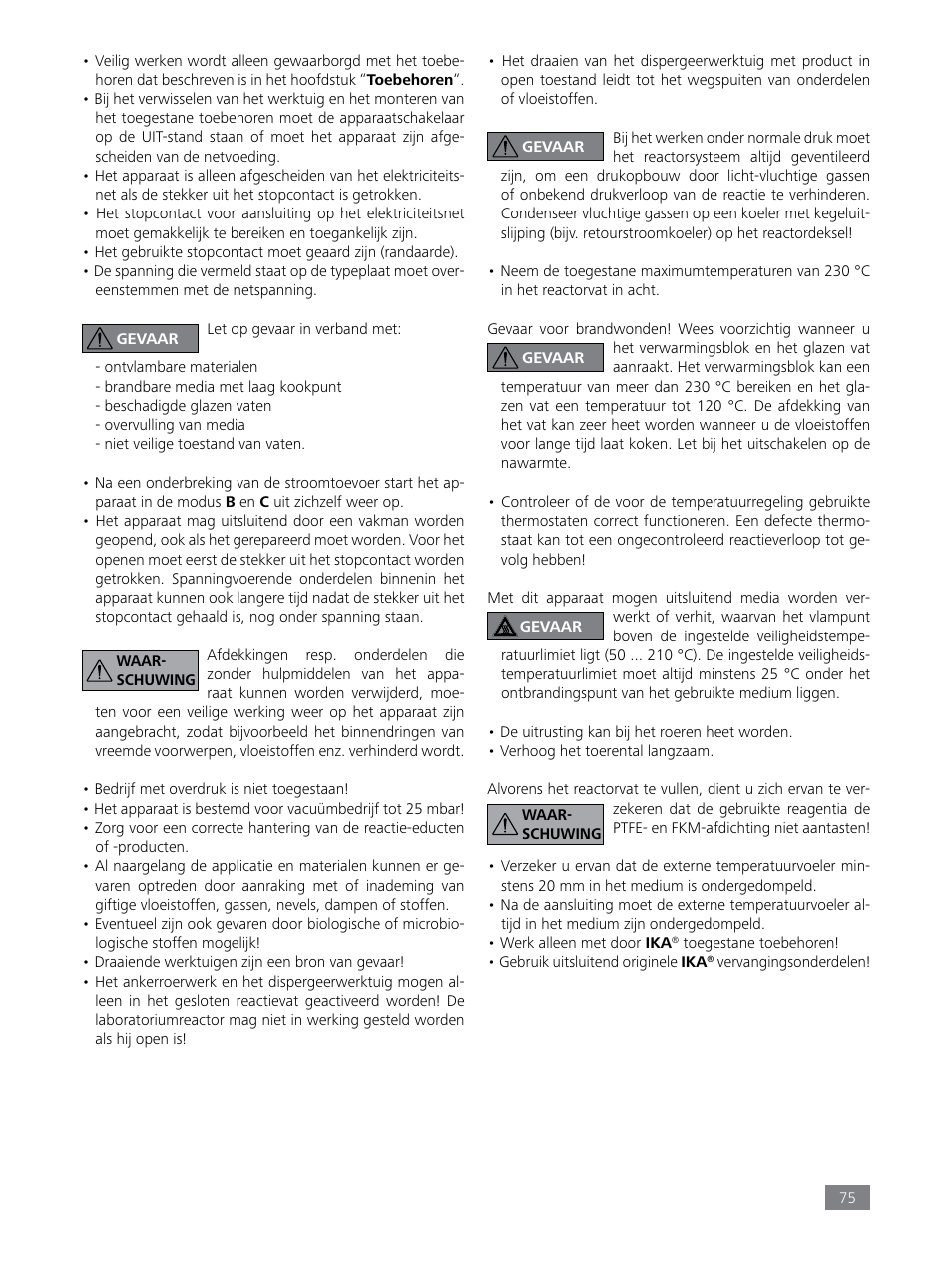 IKA LR 1000 control Package User Manual | Page 75 / 104