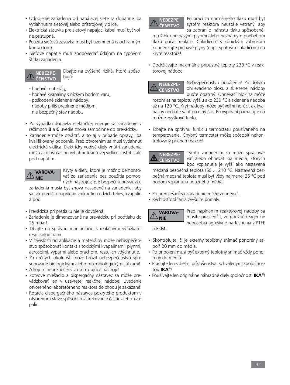 IKA LR 1000 control Package User Manual | Page 92 / 104