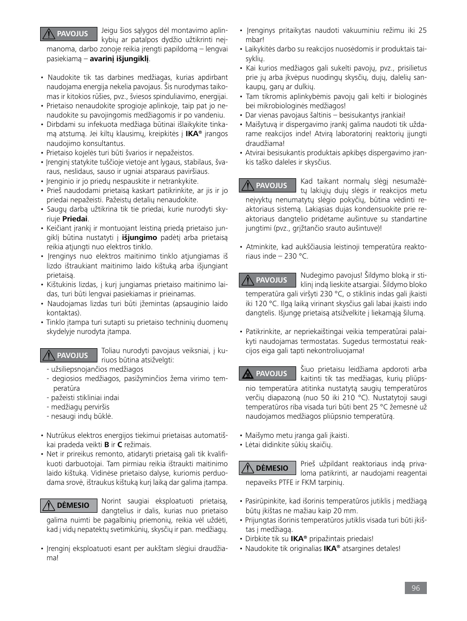 IKA LR 1000 control Package User Manual | Page 96 / 104