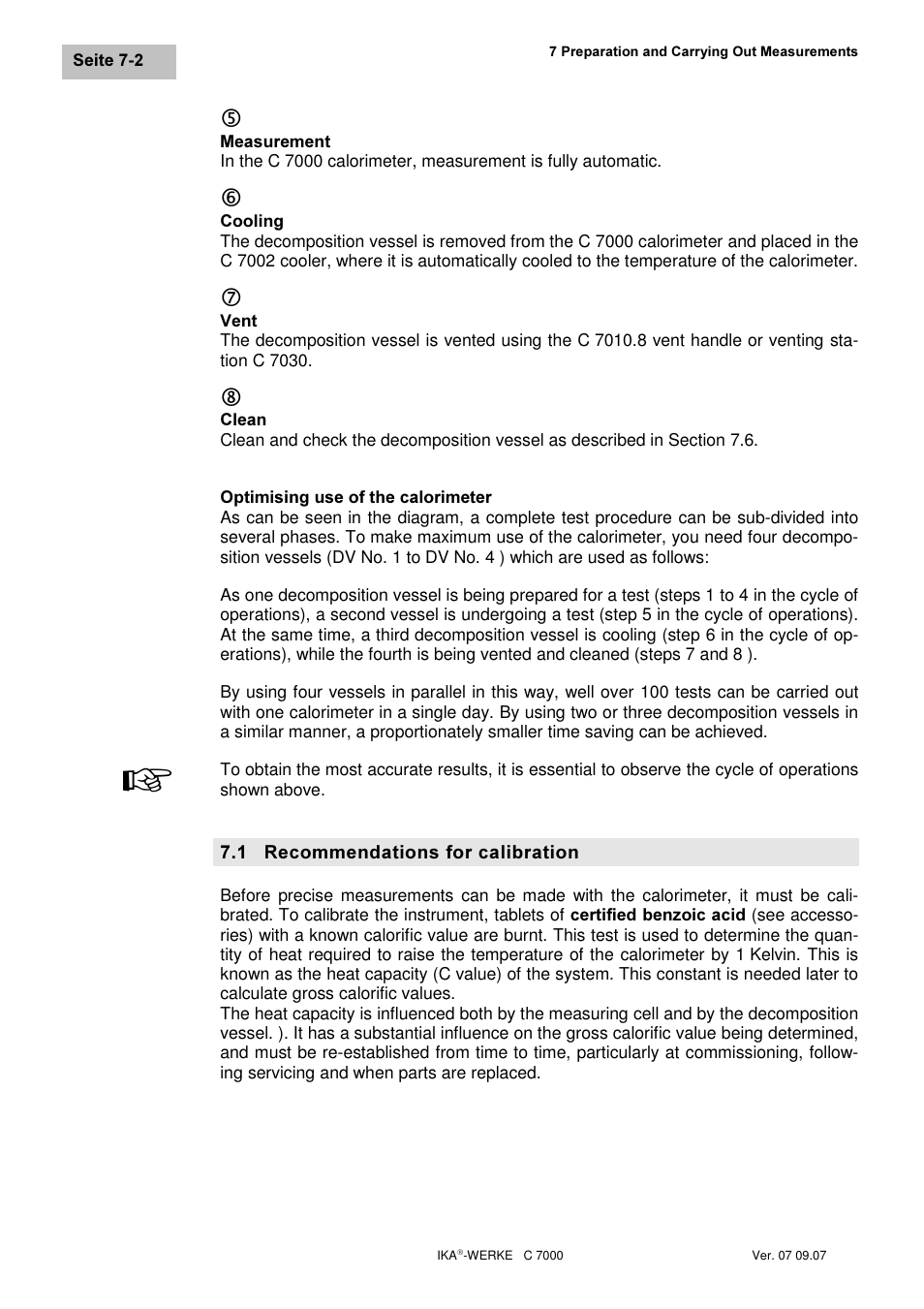 IKA C 7000 Grundausstattung Set 2 User Manual | Page 40 / 74