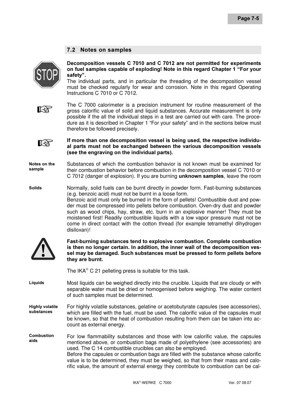IKA C 7000 Grundausstattung Set 2 User Manual | Page 43 / 74