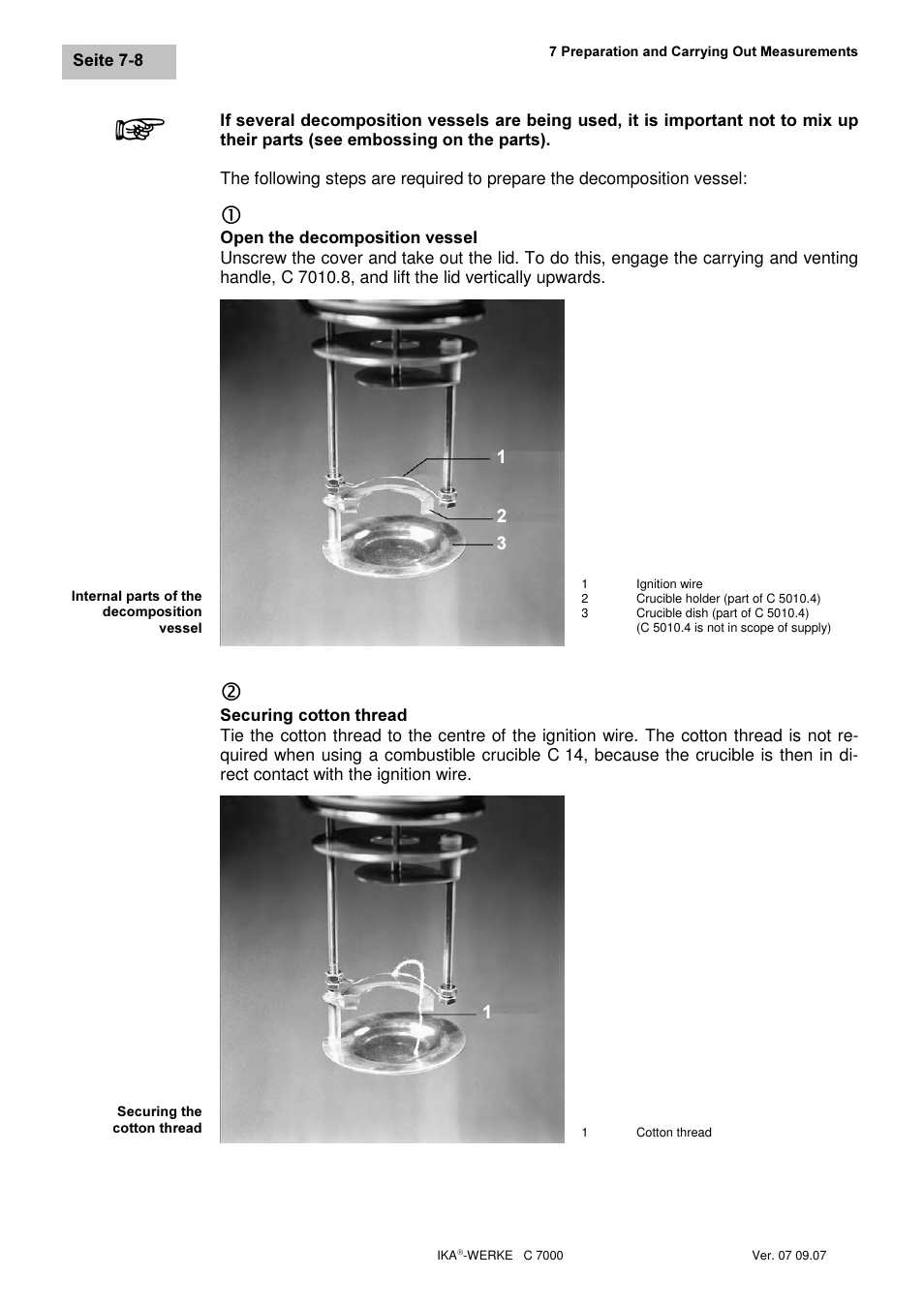 IKA C 7000 Grundausstattung Set 2 User Manual | Page 46 / 74