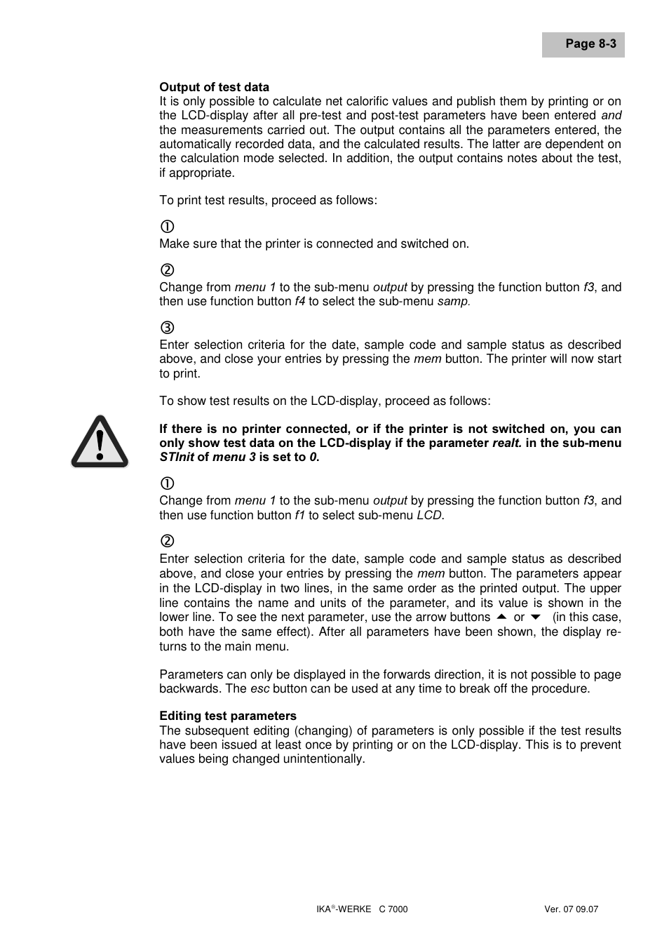 IKA C 7000 Grundausstattung Set 2 User Manual | Page 57 / 74