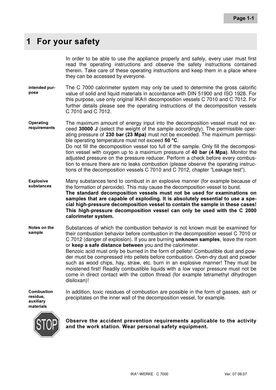 Ru \rxu vdihw | IKA C 7000 Grundausstattung Set 2 User Manual | Page 7 / 74