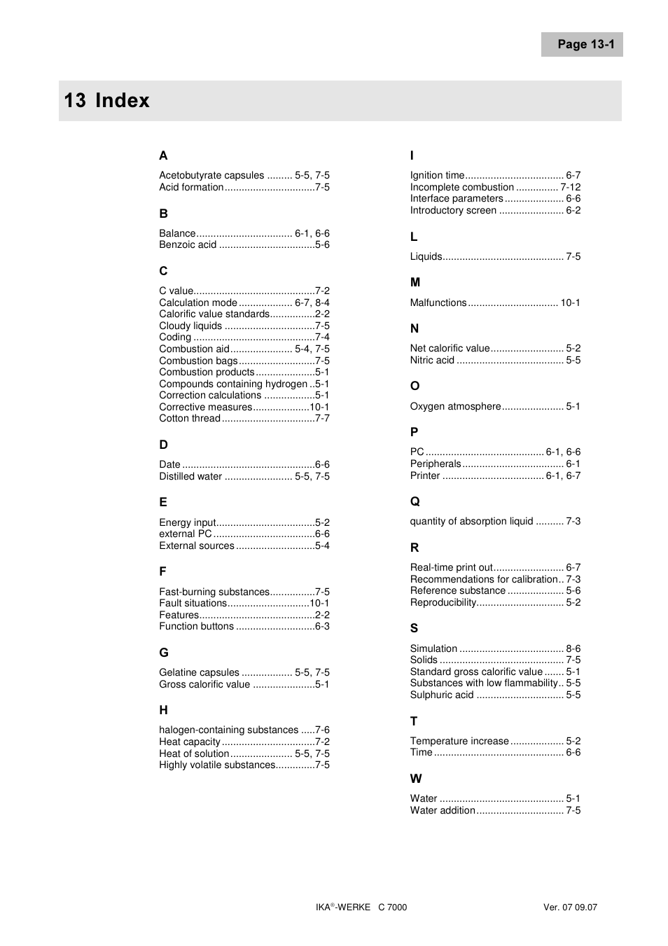 IKA C 7000 Grundausstattung Set 2 User Manual | Page 71 / 74