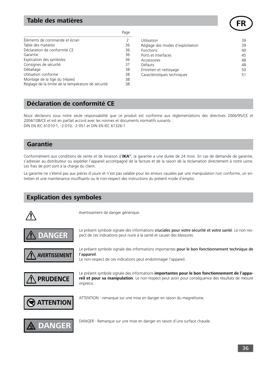 IKA RET control-visc User Manual | Page 36 / 88