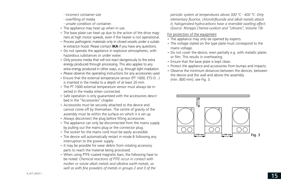 IKA RCT basic User Manual | Page 15 / 68