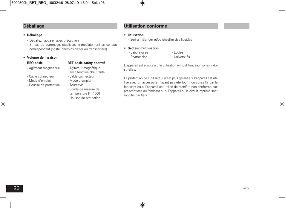 IKA RET basic User Manual | Page 26 / 67