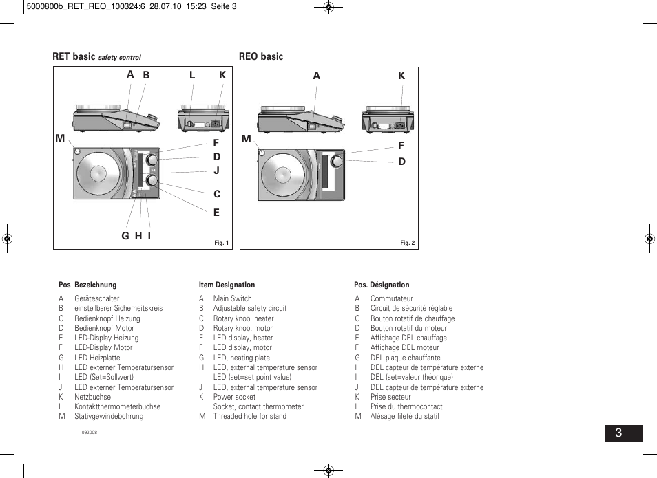 IKA RET basic User Manual | Page 3 / 67
