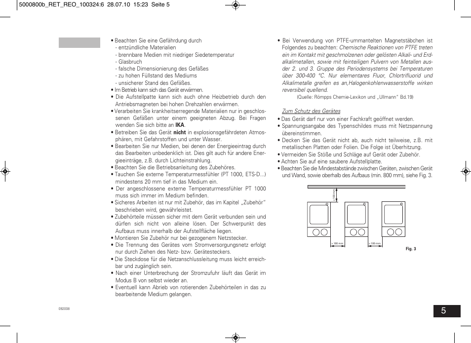 IKA RET basic User Manual | Page 5 / 67