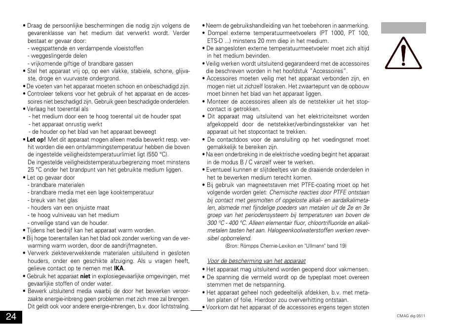 IKA C-MAG HS 10 digital User Manual | Page 24 / 48