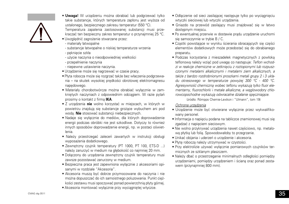 IKA C-MAG HS 10 digital User Manual | Page 35 / 48