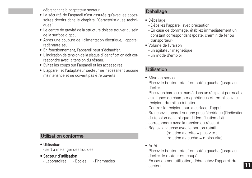 IKA Topolino User Manual | Page 11 / 32