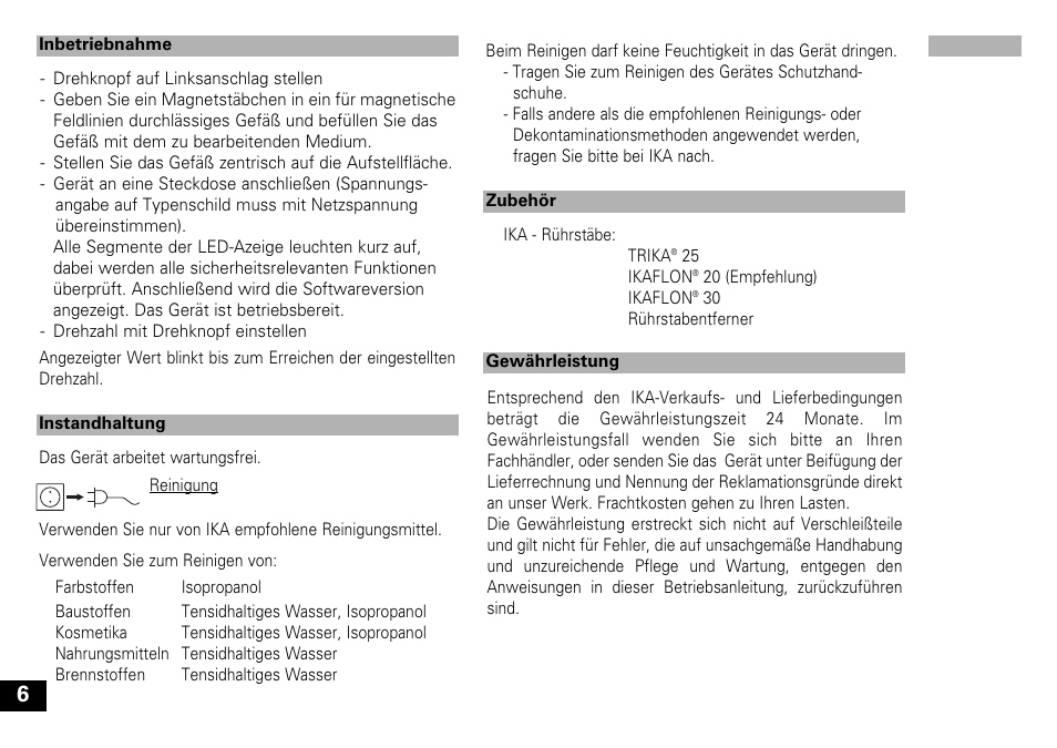 IKA Big squid User Manual | Page 6 / 40