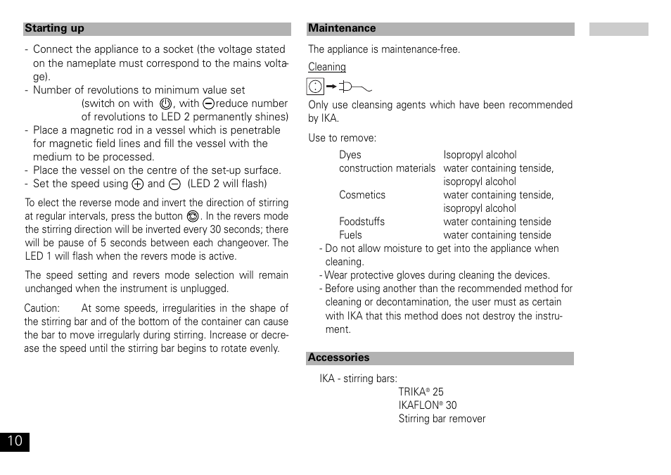 IKA Lab disc User Manual | Page 10 / 40