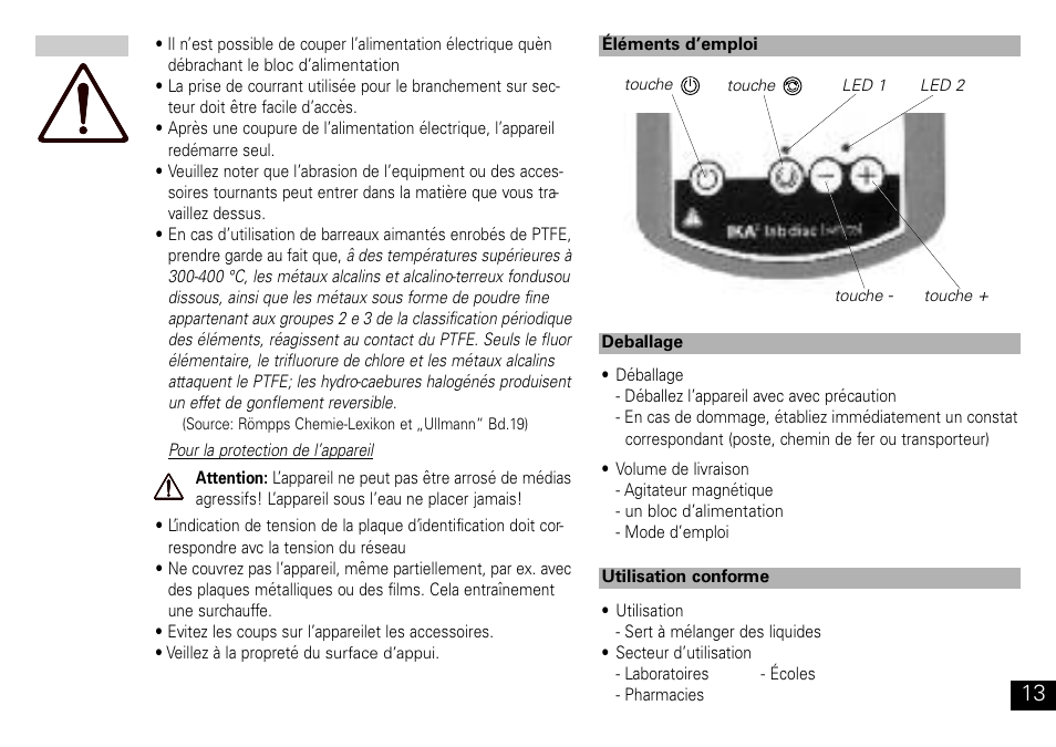 IKA Lab disc User Manual | Page 13 / 40