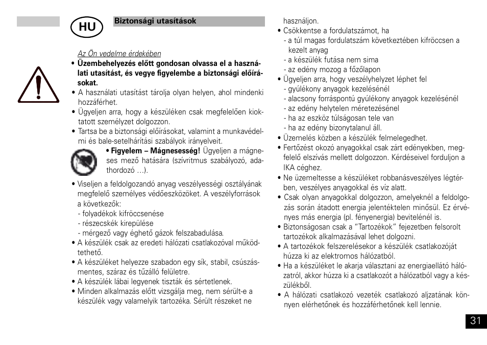 IKA Lab disc User Manual | Page 31 / 40