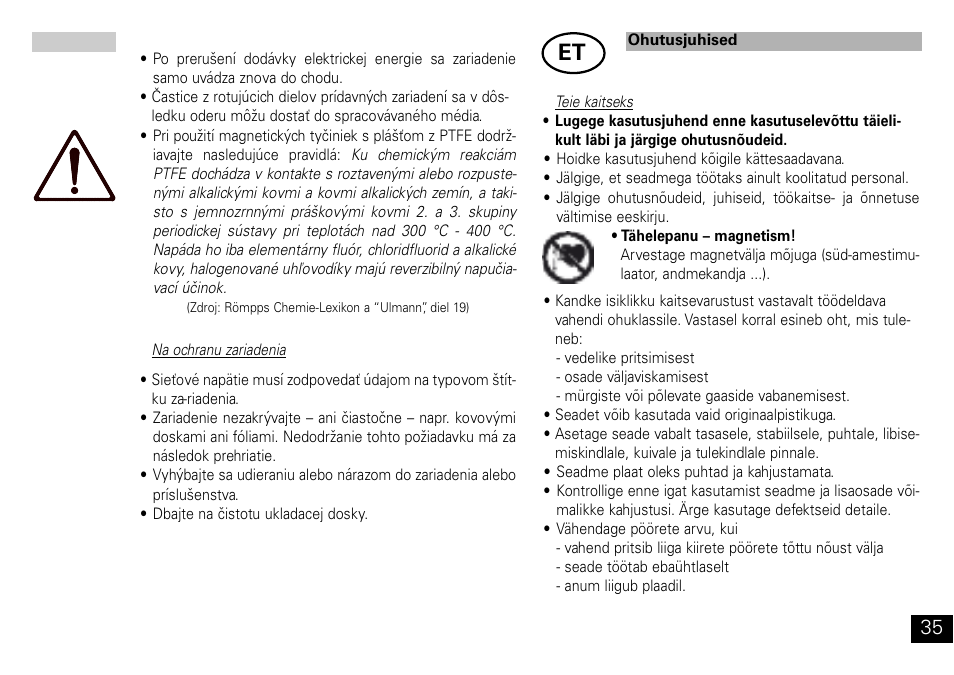 IKA Lab disc User Manual | Page 35 / 40