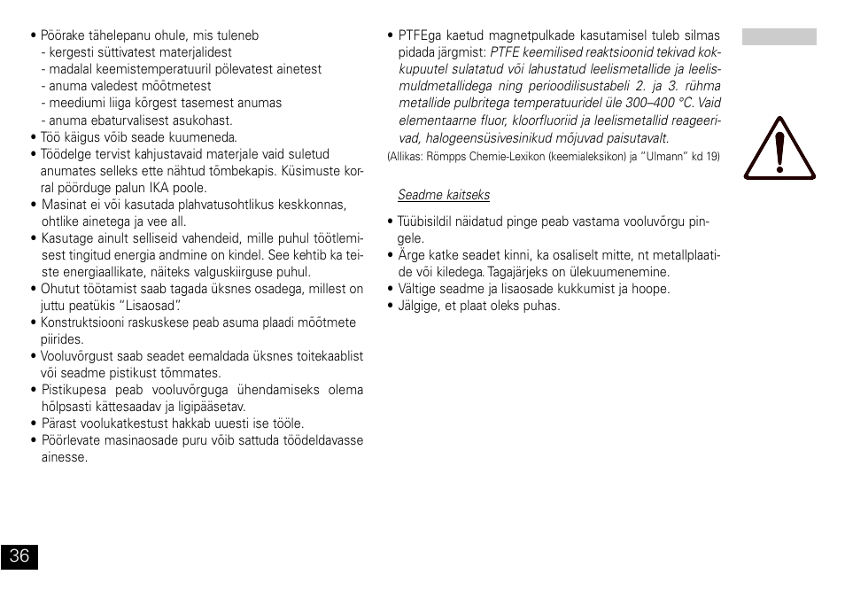 IKA Lab disc User Manual | Page 36 / 40