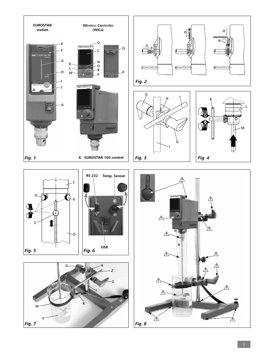 2fig. 3, Fig. 1 | IKA EUROSTAR 100 control User Manual | Page 2 / 18