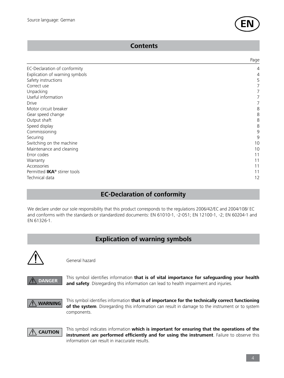 IKA RW 28 digital User Manual | Page 4 / 13