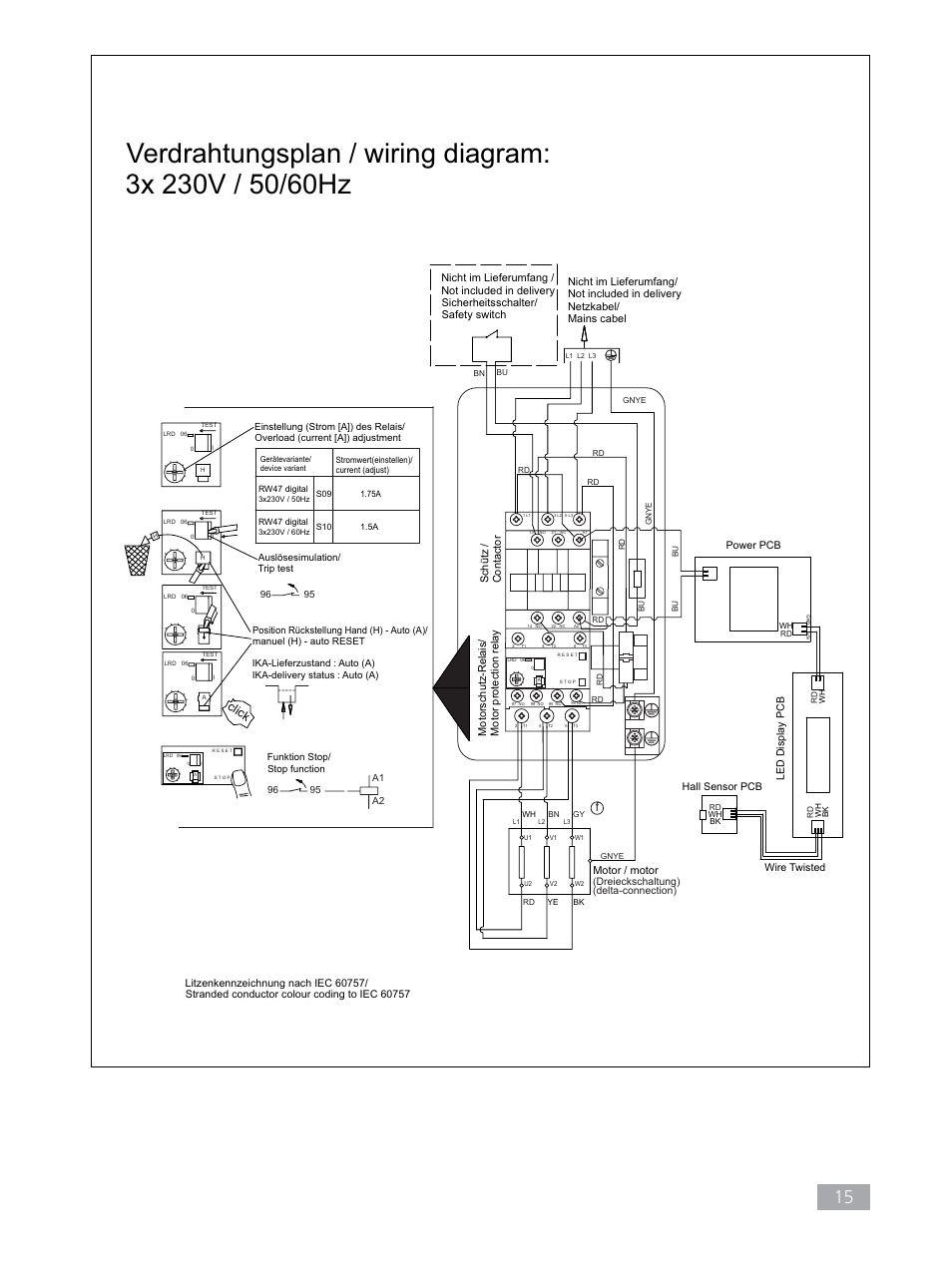 Clic k | IKA RW 47 digital User Manual | Page 15 / 17