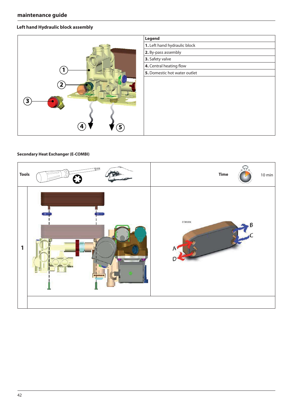 Ariston E-COMBI 24 30 38 User Manual | Page 42 / 56