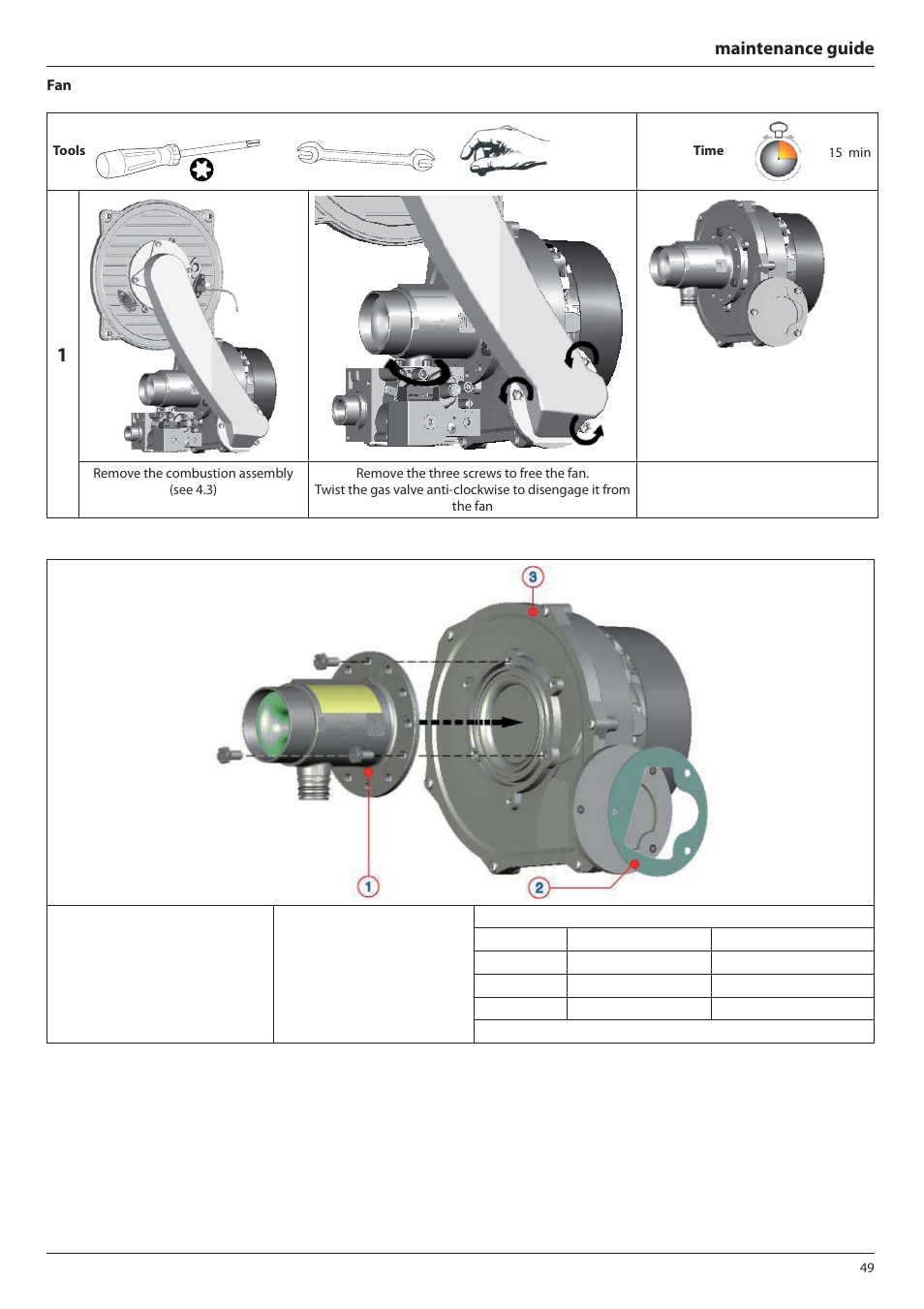 Maintenance guide | Ariston E-COMBI 24 30 38 User Manual | Page 49 / 56