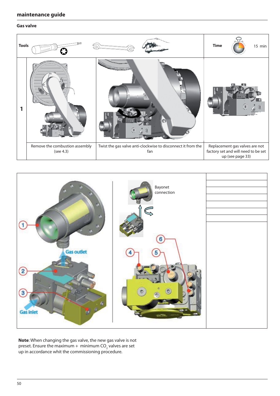 Maintenance guide | Ariston E-COMBI 24 30 38 User Manual | Page 50 / 56