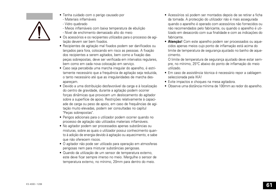 IKA KS 4000 ic control User Manual | Page 61 / 84