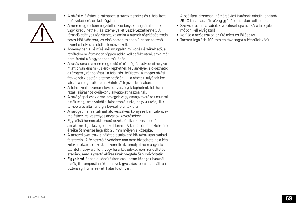 IKA KS 4000 ic control User Manual | Page 69 / 84