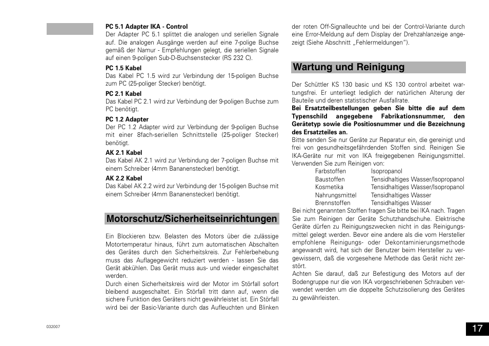 IKA KS 130 control User Manual | Page 17 / 56