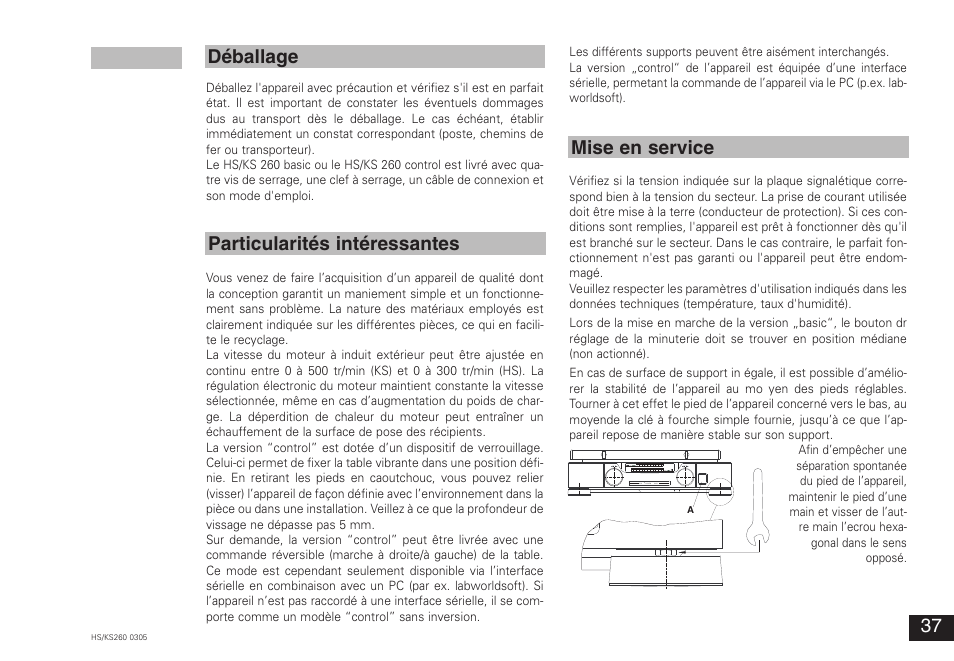 IKA KS 260 control User Manual | Page 37 / 56