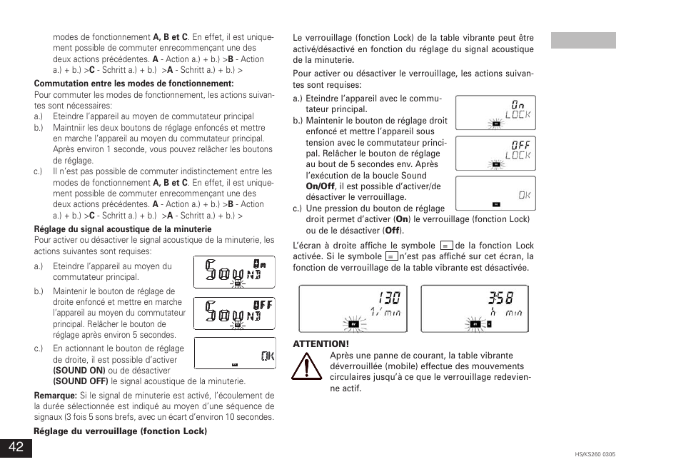 IKA KS 260 control User Manual | Page 42 / 56