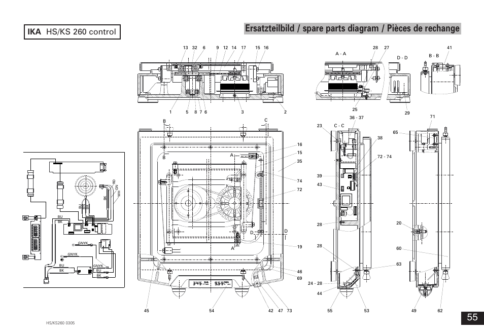 Ika hs/ks 260 control | IKA KS 260 control User Manual | Page 55 / 56