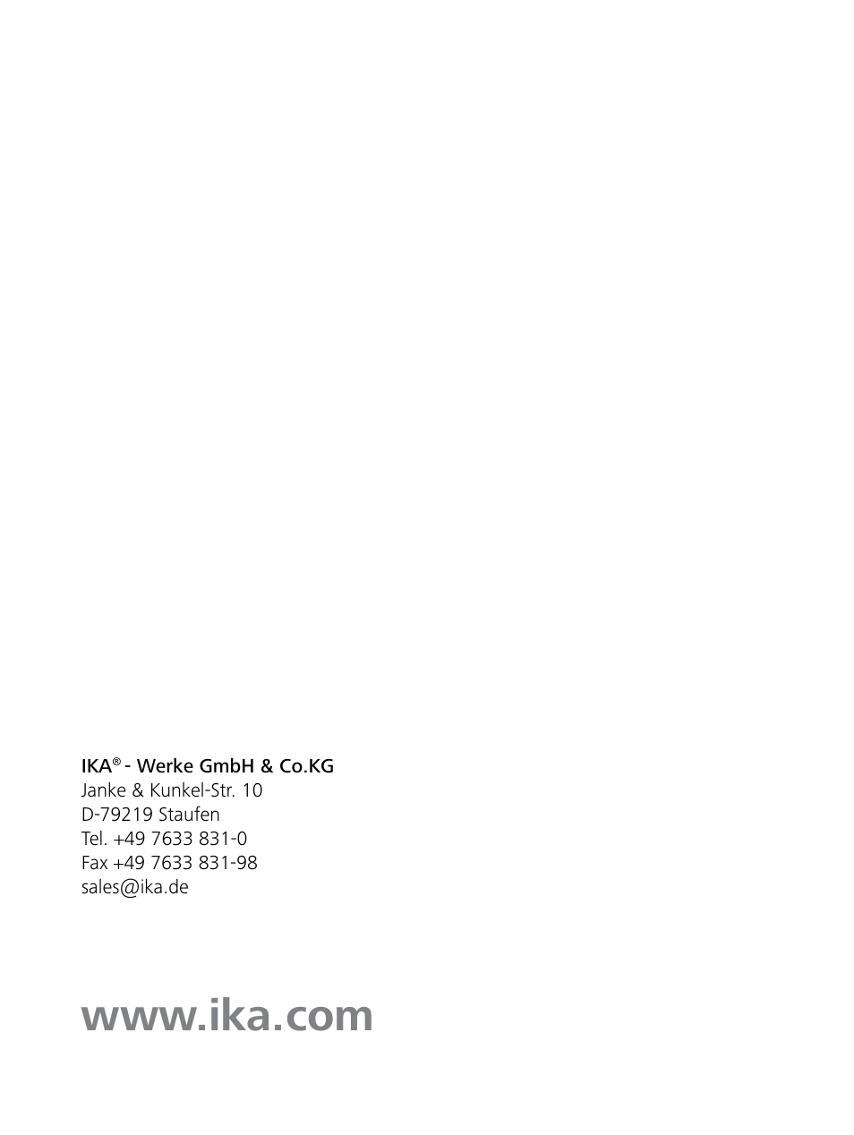 IKA KS 501 digital User Manual | Page 12 / 12