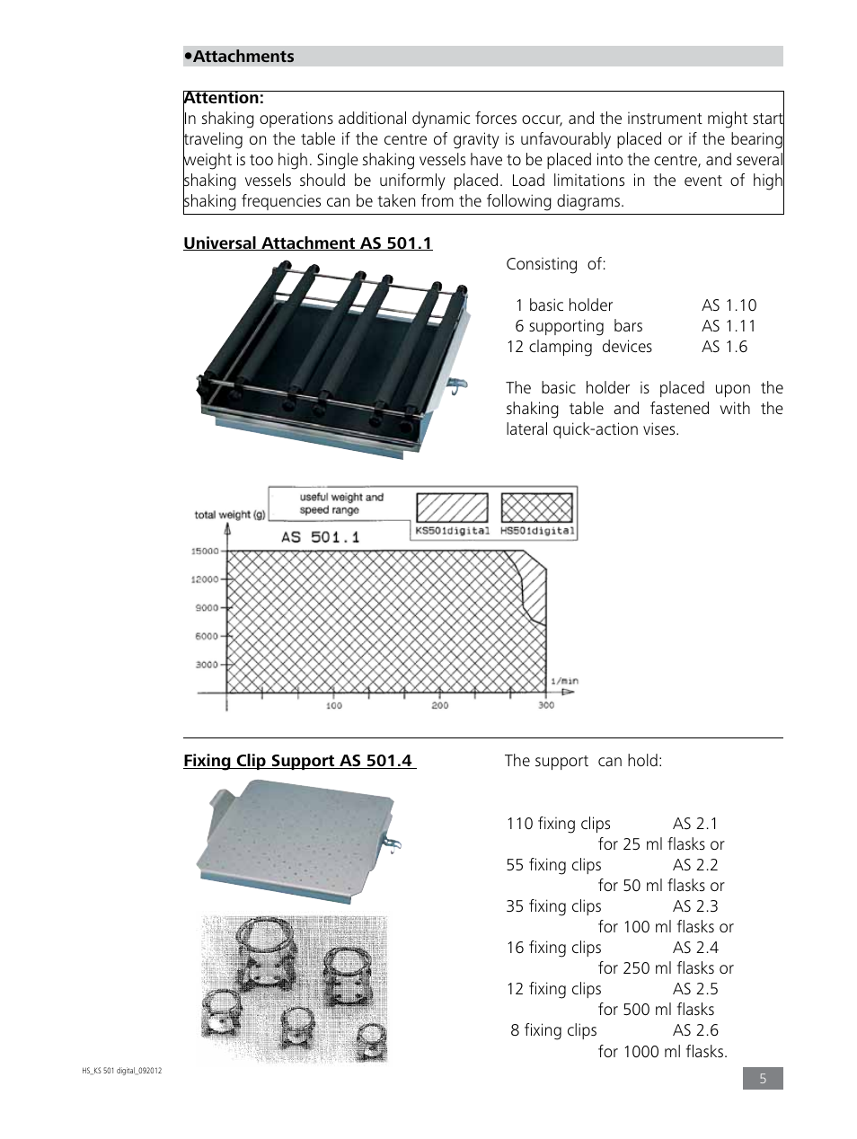 IKA KS 501 digital User Manual | Page 5 / 12