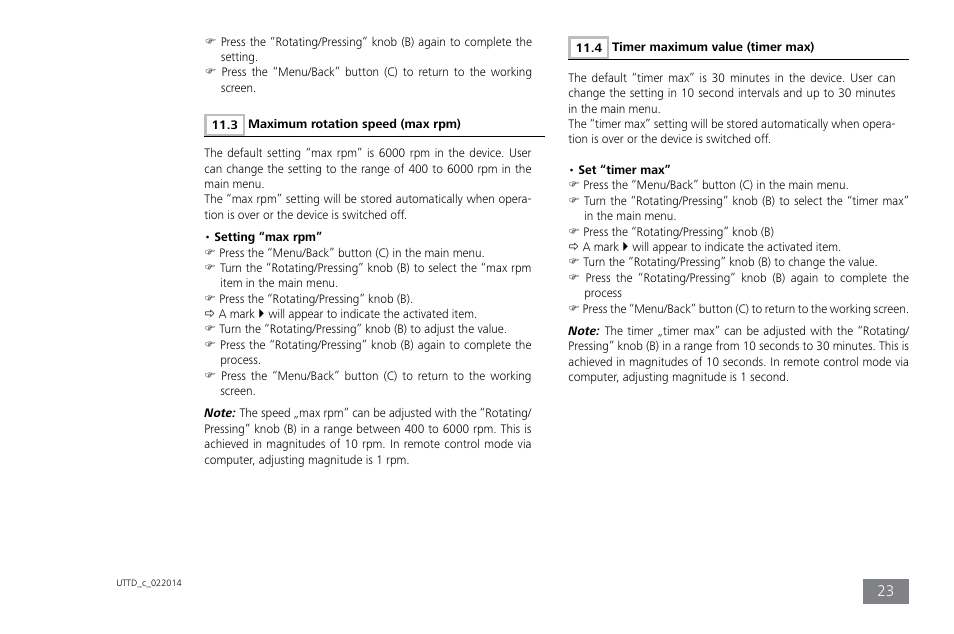 IKA ULTRA-TURRAX Tube Drive control User Manual | Page 23 / 72