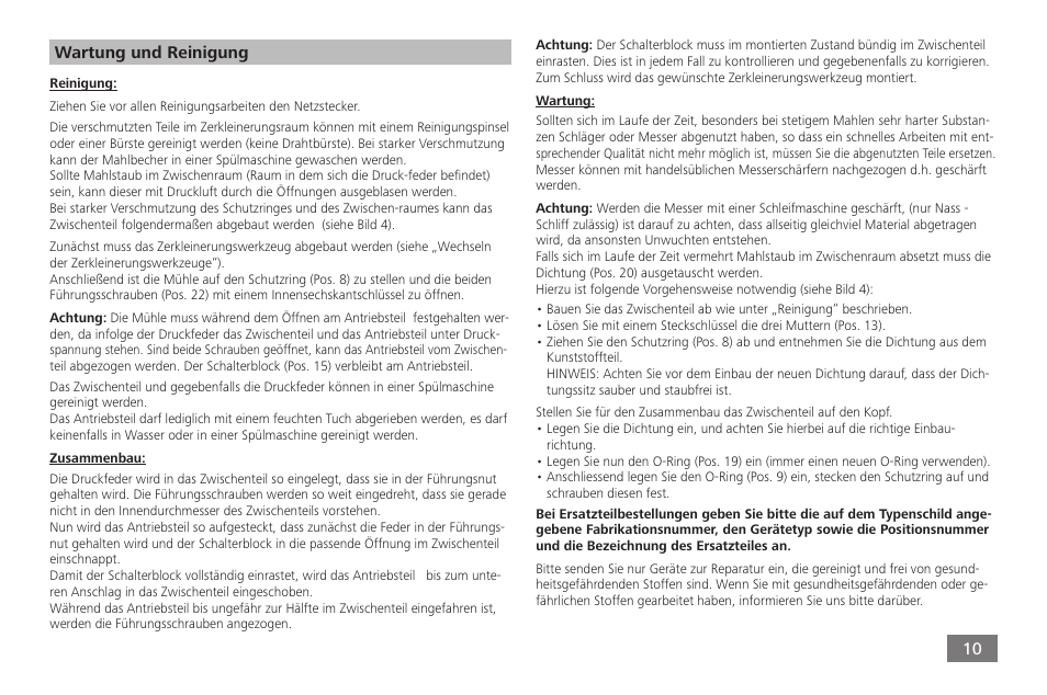 IKA A 11 basic User Manual | Page 10 / 60