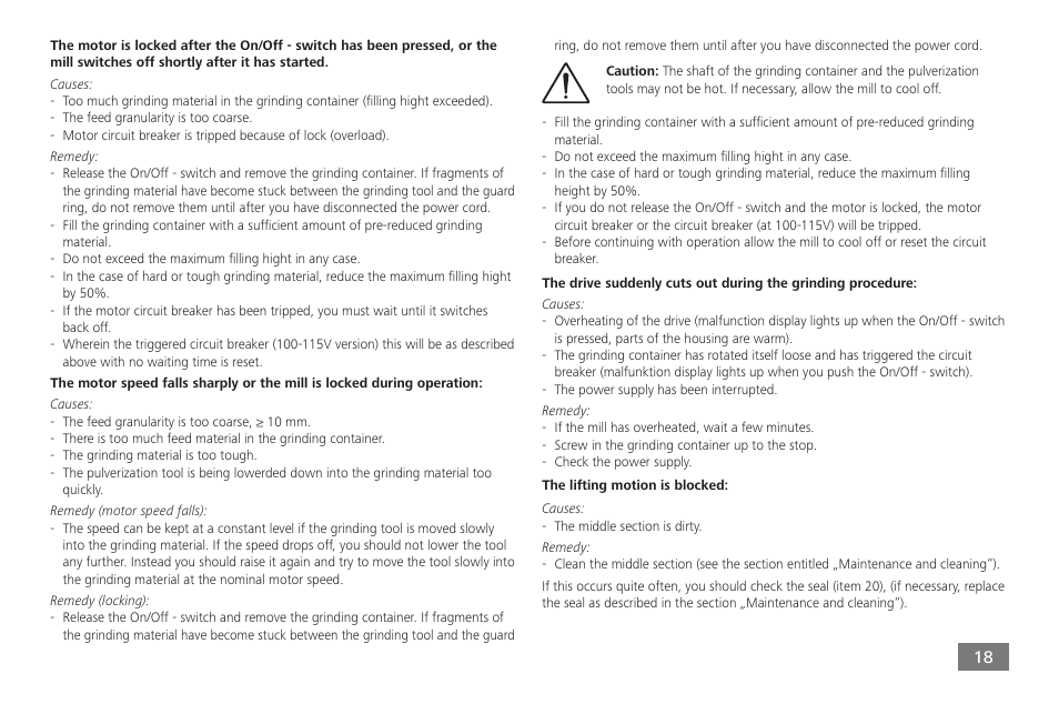 IKA A 11 basic User Manual | Page 18 / 60