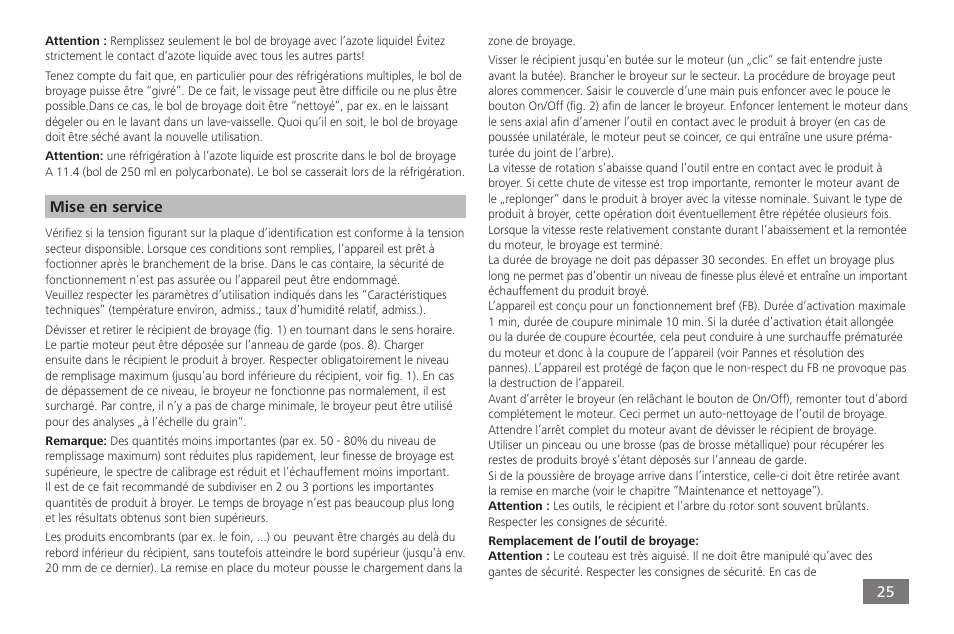 IKA A 11 basic User Manual | Page 25 / 60